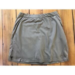 Swing Brown Athletic Quick Dry Travel Golf Tennis Skort Skirt Shorts Large 30"